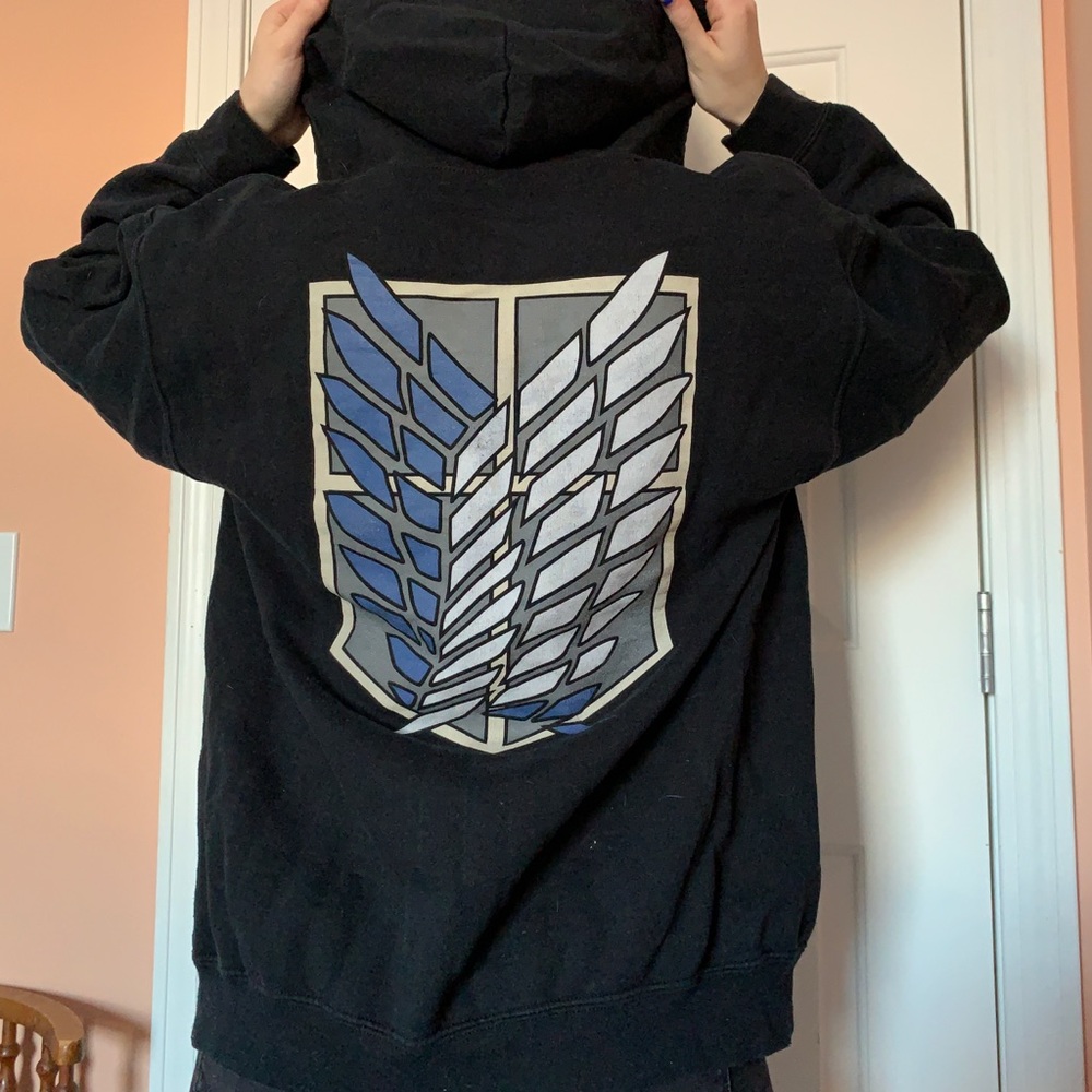 ATTACK ON TITAN zip up hoodie!